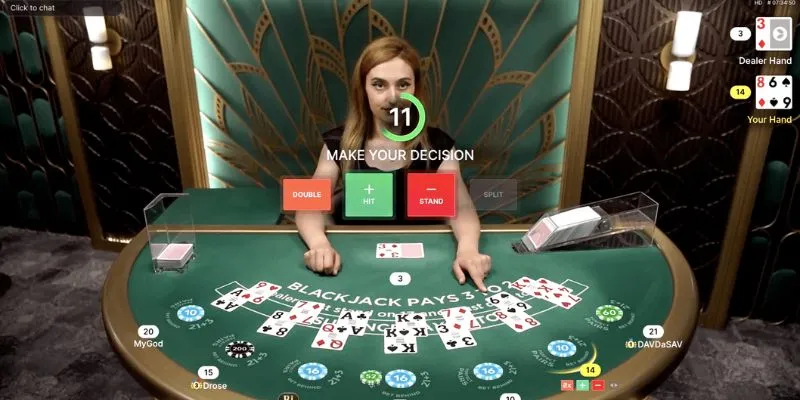 Kinh nghiệm chơi blackjack thắng to