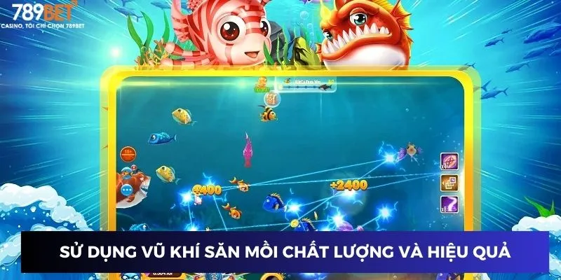 Sử dụng vũ khí săn mồi chất lượng và hiệu quả