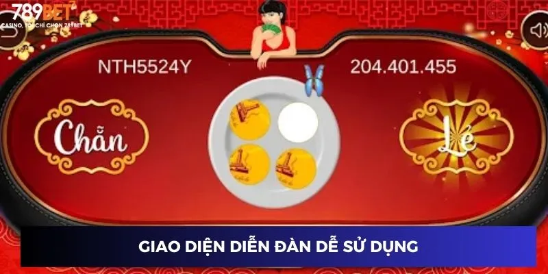 Giao diện diễn đàn dễ sử dụng